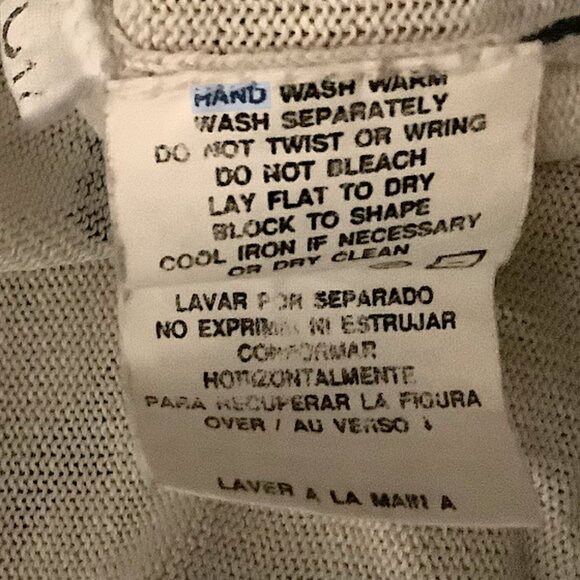 Liz Clairborne - Vintage Collection  silk knit cardigan, Size L - Picture 5 of 5